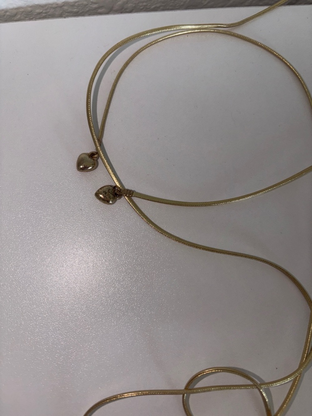 Gold Heart Pendant Necklace - Women's Jewelry - Picture 2 of 3